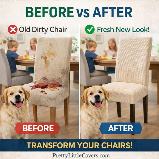 Stylish chair covers – give your old chairs a fresh new look!