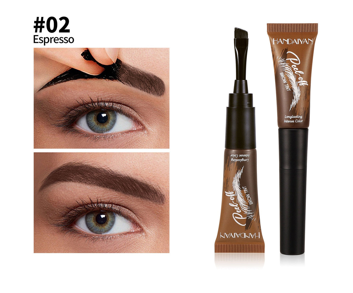 Peel-Off Brow Tint – Long-Lasting Waterproof Eyebrow Gel