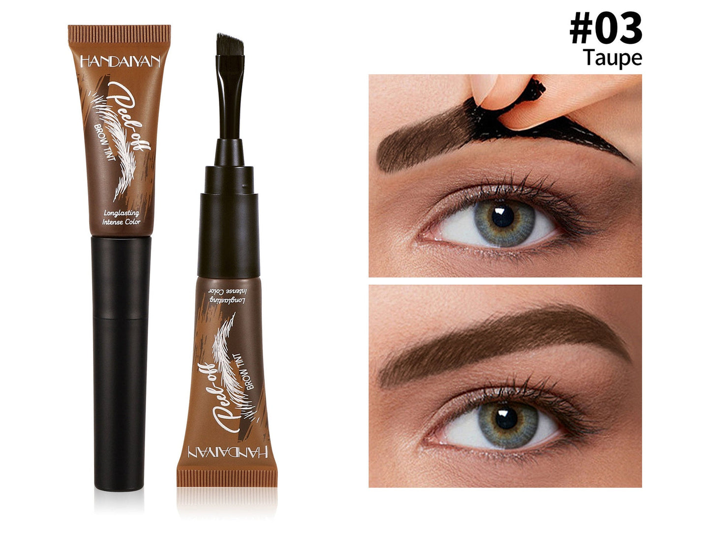 Peel-Off Brow Tint – Long-Lasting Waterproof Eyebrow Gel