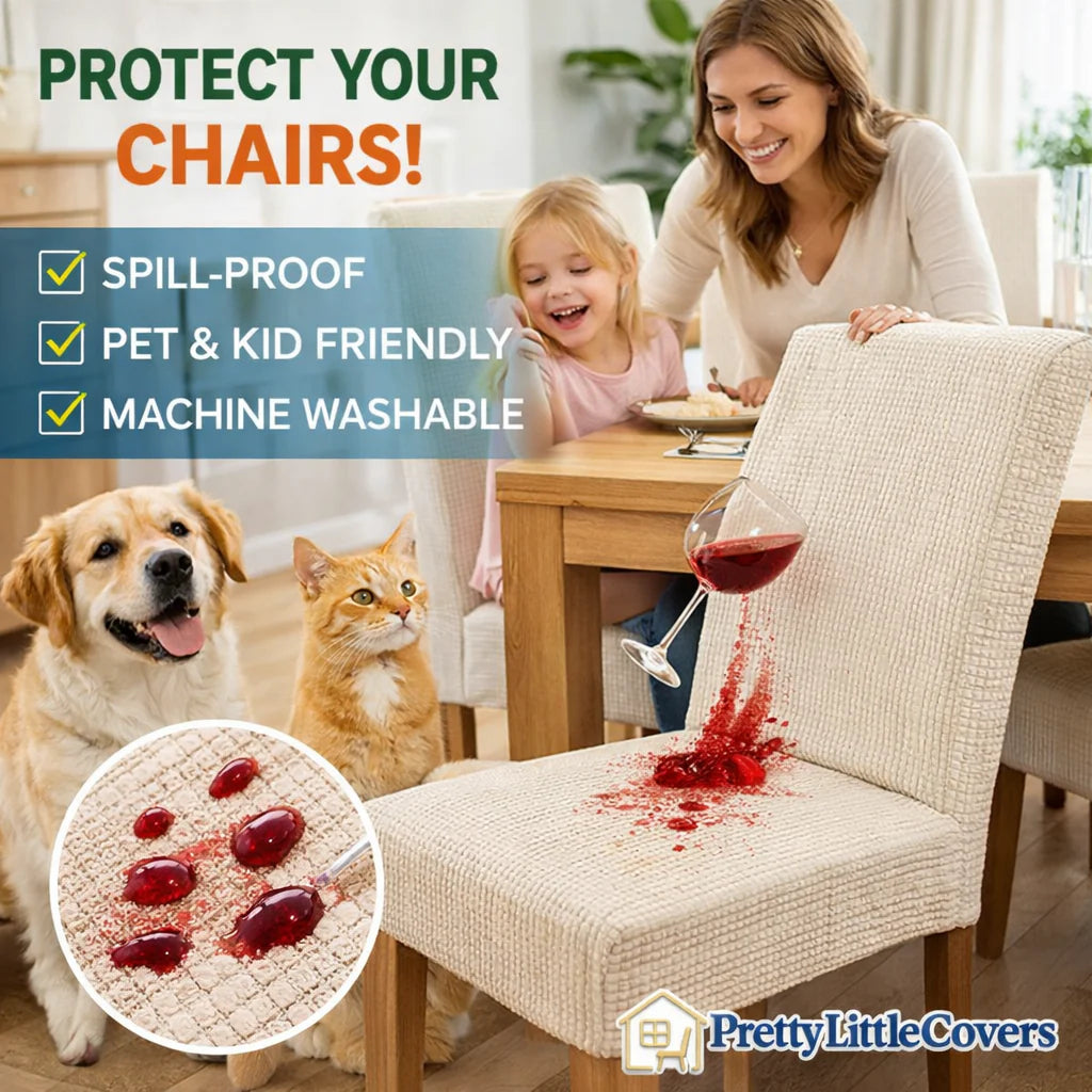 Stylish chair covers – give your old chairs a fresh new look!