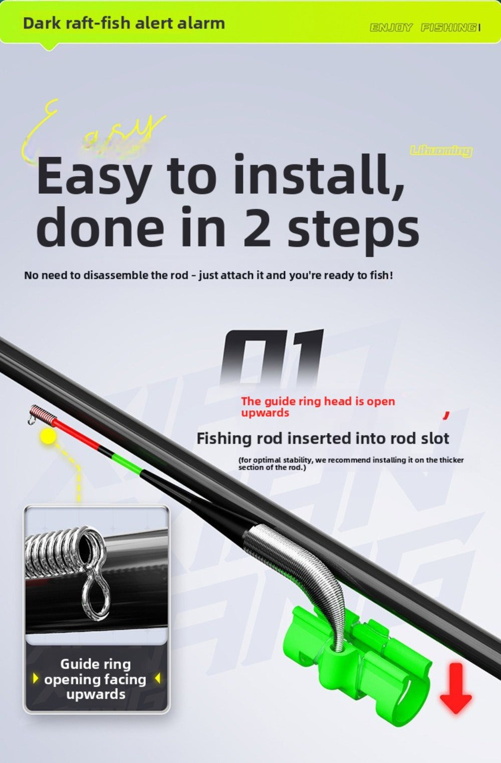 Automatic Float Bite Alarm / Fishing Bite Alarm for Shore and Casting Fishing