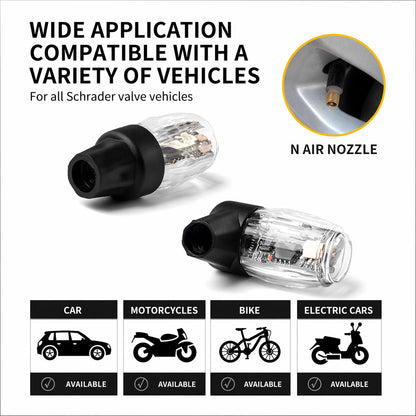 💡Tire lights for cars – LED lights for rims with lighting in the valve head