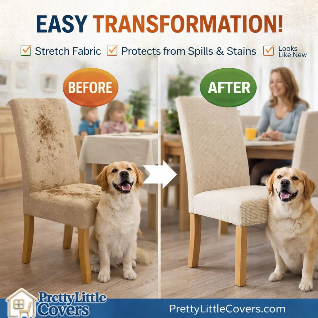 Stylish chair covers – give your old chairs a fresh new look!