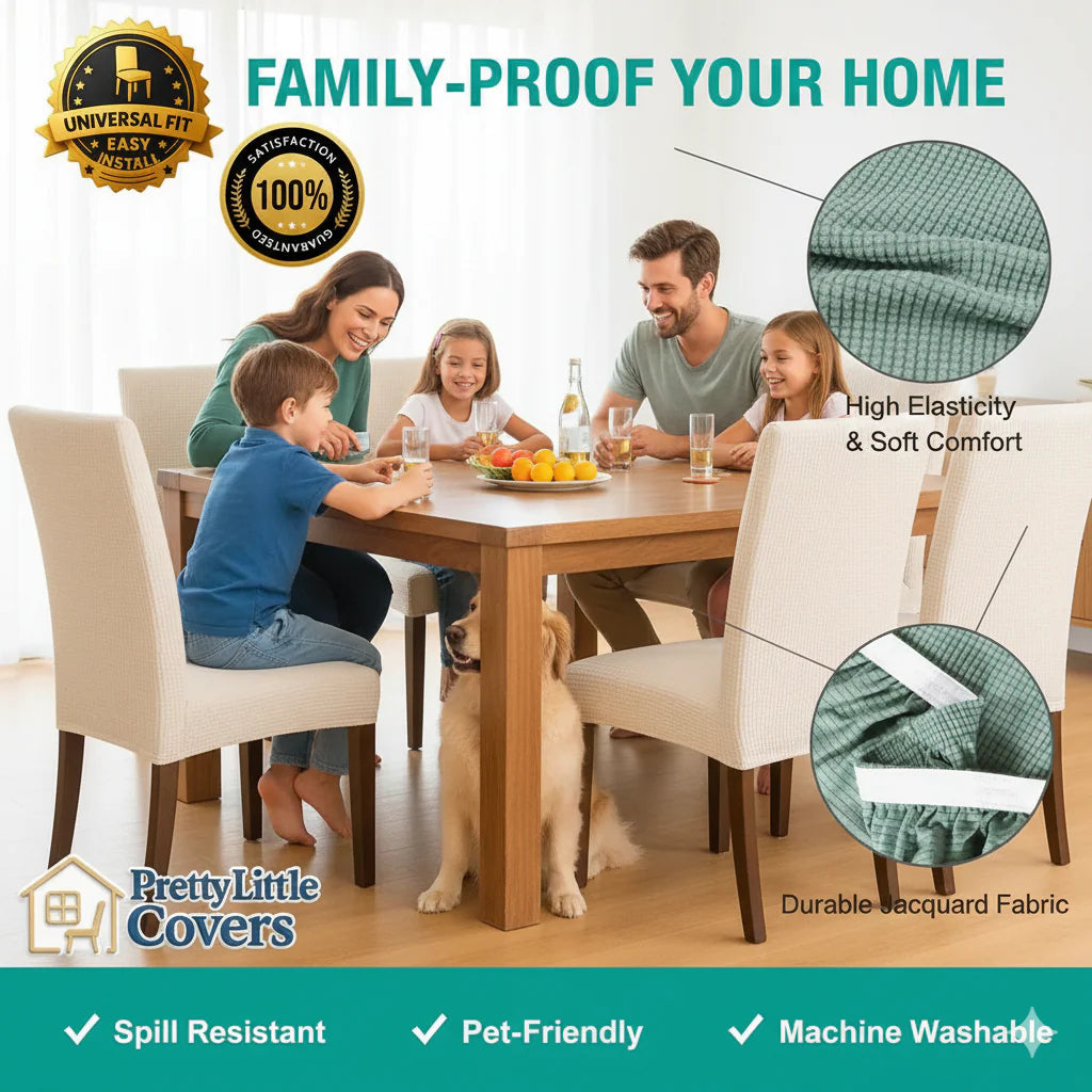 Stylish chair covers – give your old chairs a fresh new look!