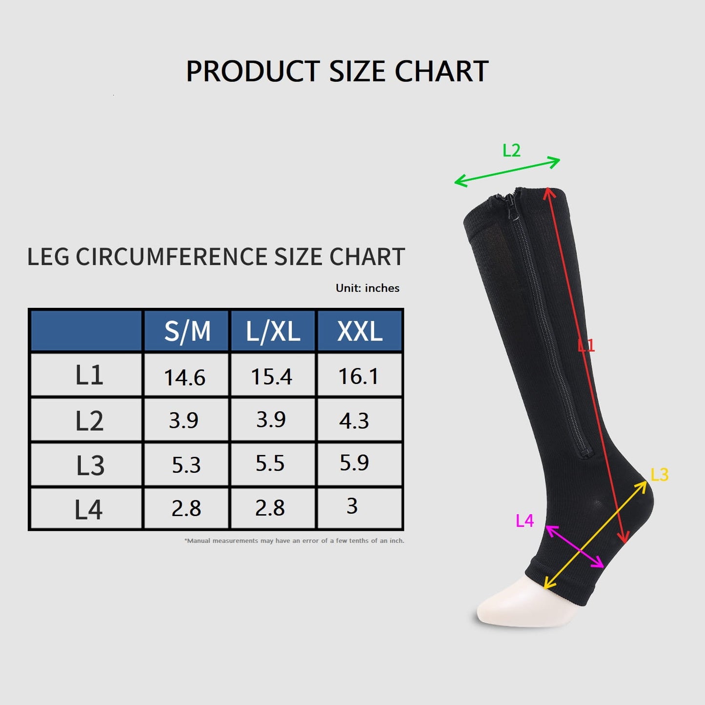 🏃‍♂️ Sports Zipper Socks – Comfort, Support & Easy On/Off