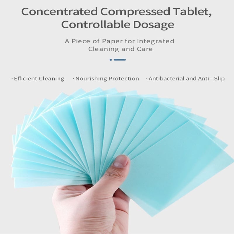 🔥270-sheet universal floor cleaner tablets - concentrated cleaner suitable for all materials, including hardwood, tile and wood floors.