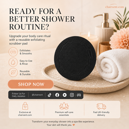 🚿🧽 Soft rubber bath brush—gently and effectively removes dead skin cells; suitable for cleansing all skin types.