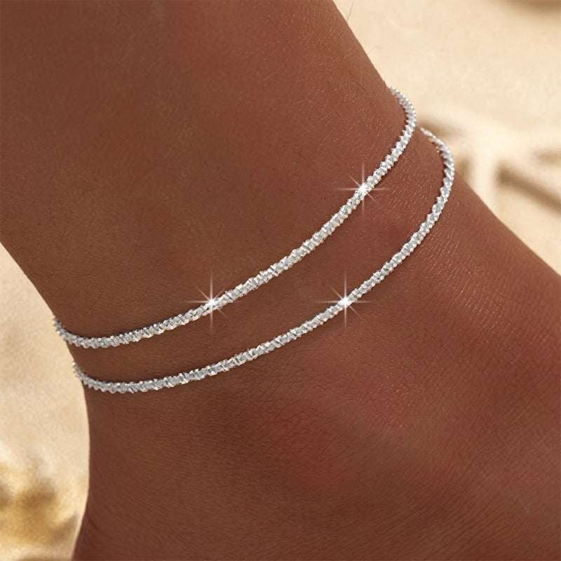 ✨ Bracelet de cheville scintillant