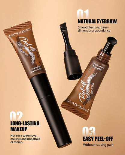 Peel-Off Brow Tint – Long-Lasting Waterproof Eyebrow Gel