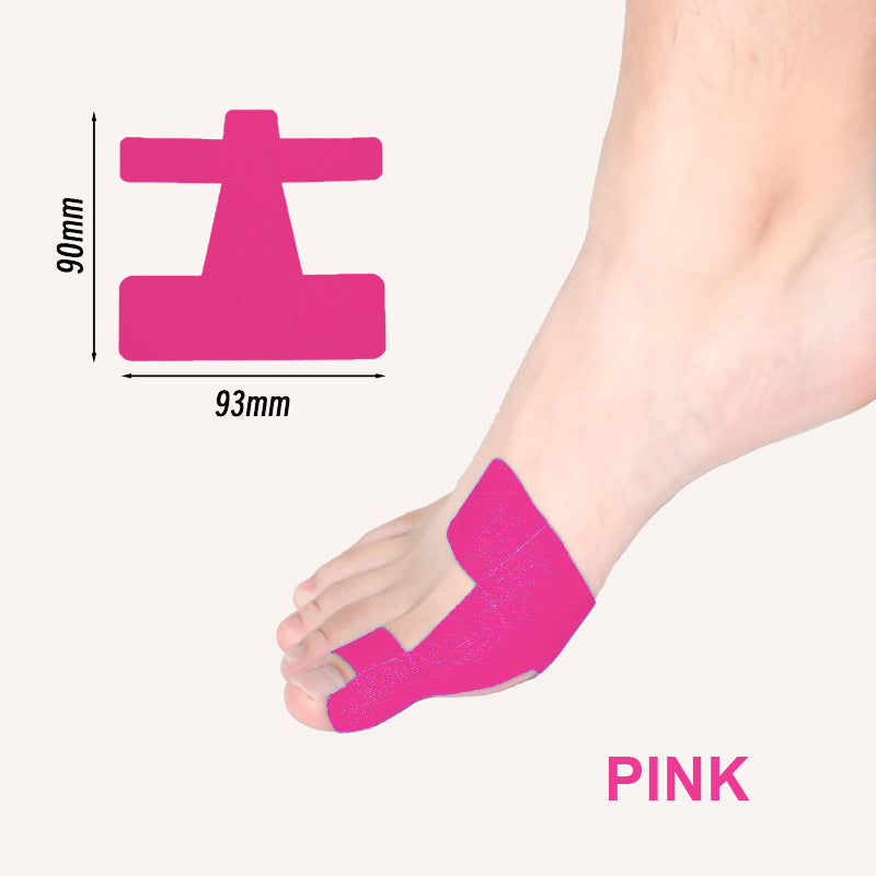 Pre-cut kinesiology tape for hallux valgu