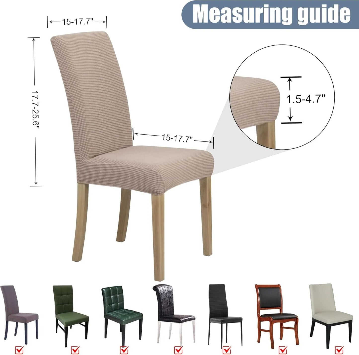 Stylish chair covers – give your old chairs a fresh new look!