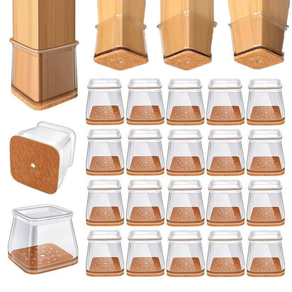 ✨ Universal rubber chair leg protectors – Suitable for all chair leg shapes, scratch-resistant and wear-resistant, the ultimate solution for protecting your floors.