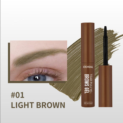 💧Tear-Off Brow Gel – Waterproof, smudge-proof, long-lasting, creates natural, wild eyebrow