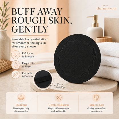 🚿🧽 Soft rubber bath brush—gently and effectively removes dead skin cells; suitable for cleansing all skin types.