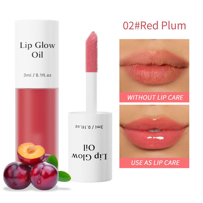 Moisturising lip gloss oil with fruit 😍💄The colour lasts all day long