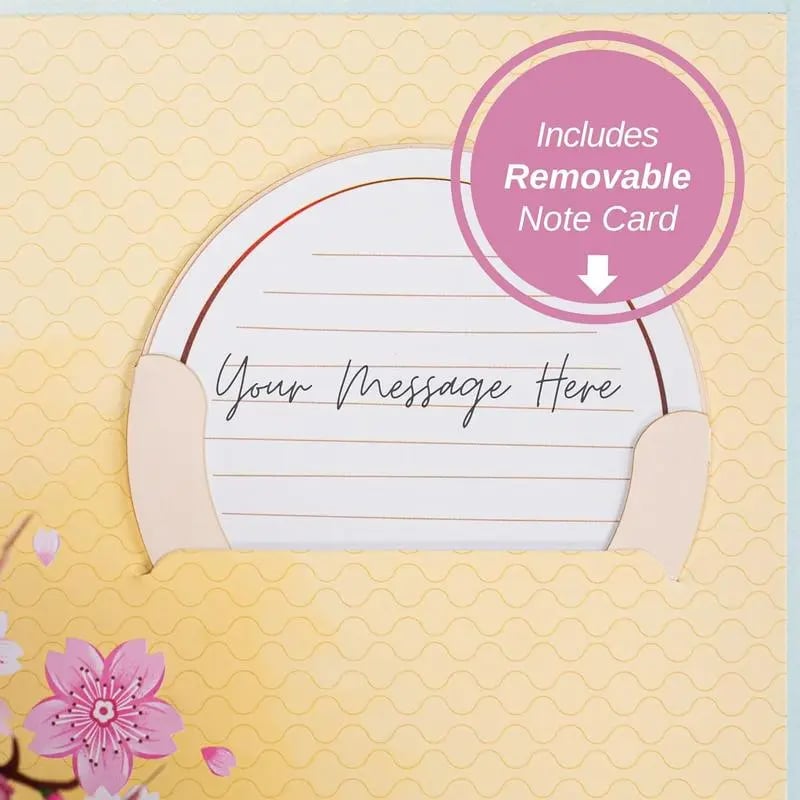💌 3D pop-up card with cherry blossoms – the ultimate keepsake for card lovers ❤️