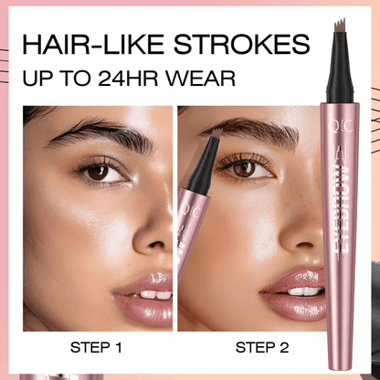 BUY 1, GET 1 FREE🌼Waterproof micro-fork eyebrow pencil