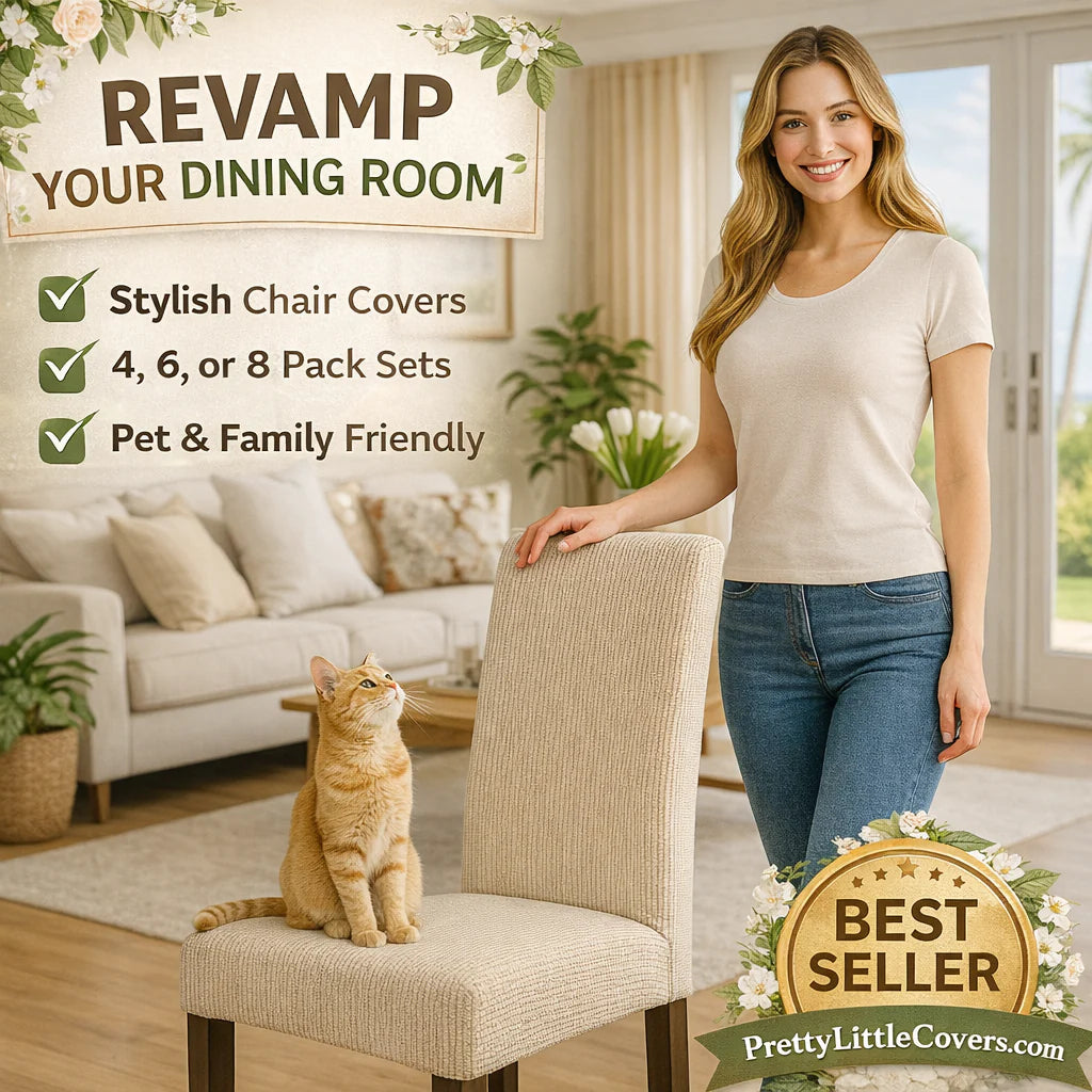 Stylish chair covers – give your old chairs a fresh new look!