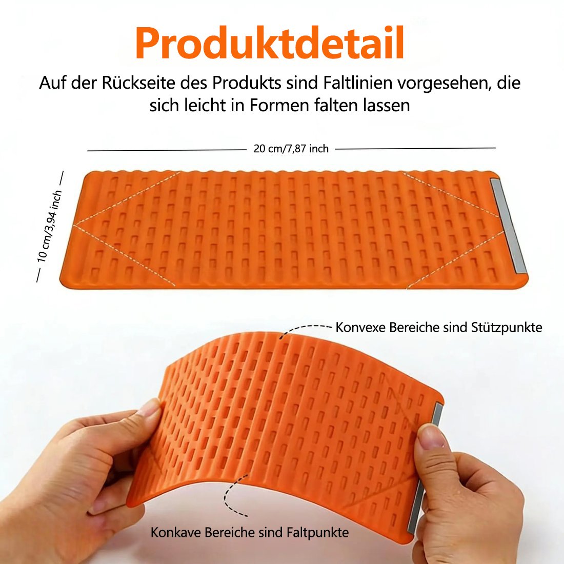 A flexible phone holder made of memory metal and silicone—bendable, rollable, and foldable.
