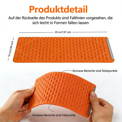 A flexible phone holder made of memory metal and silicone—bendable, rollable, and foldable.