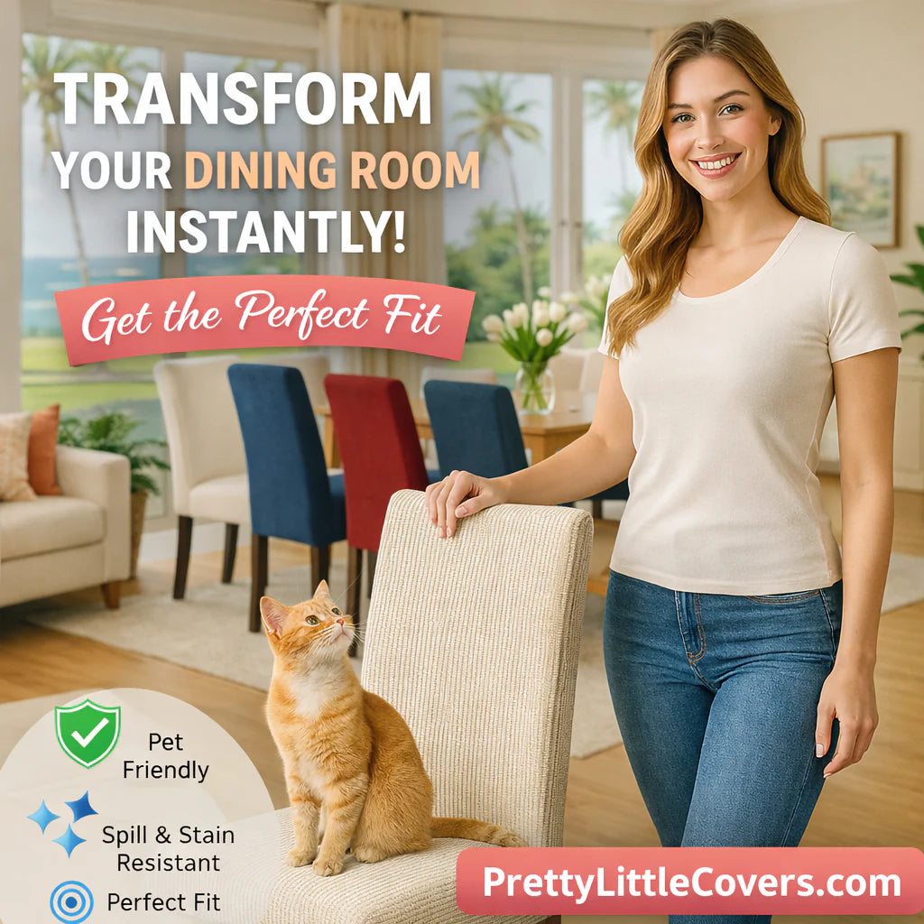 Stylish chair covers – give your old chairs a fresh new look!