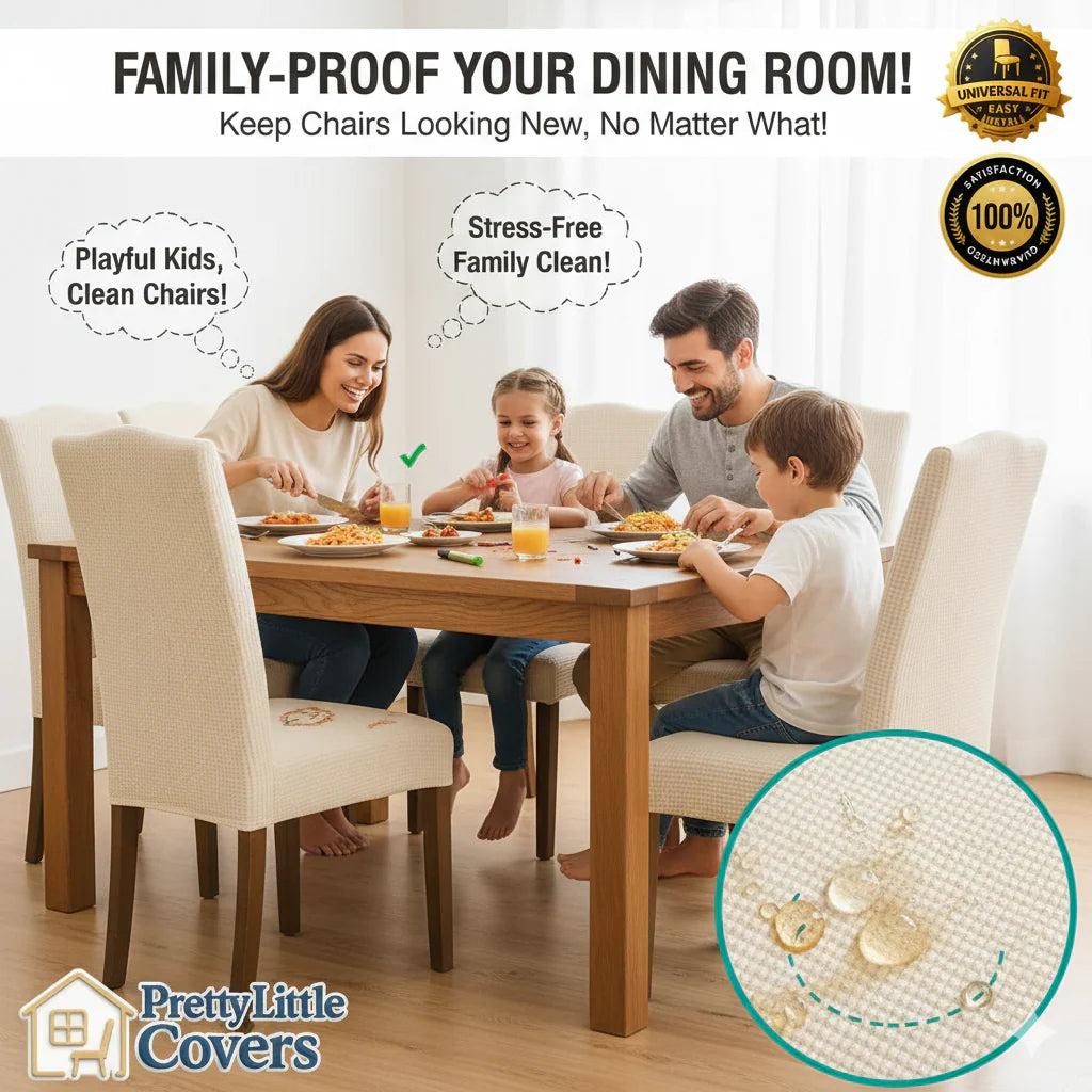 Stylish chair covers – give your old chairs a fresh new look!