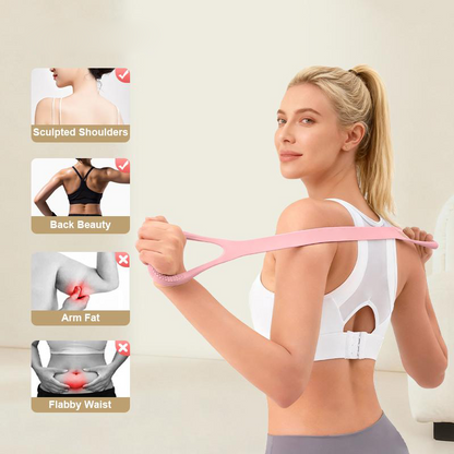 💪Figure 8 Resistance Bands - Silicone Exercise Bands For Women