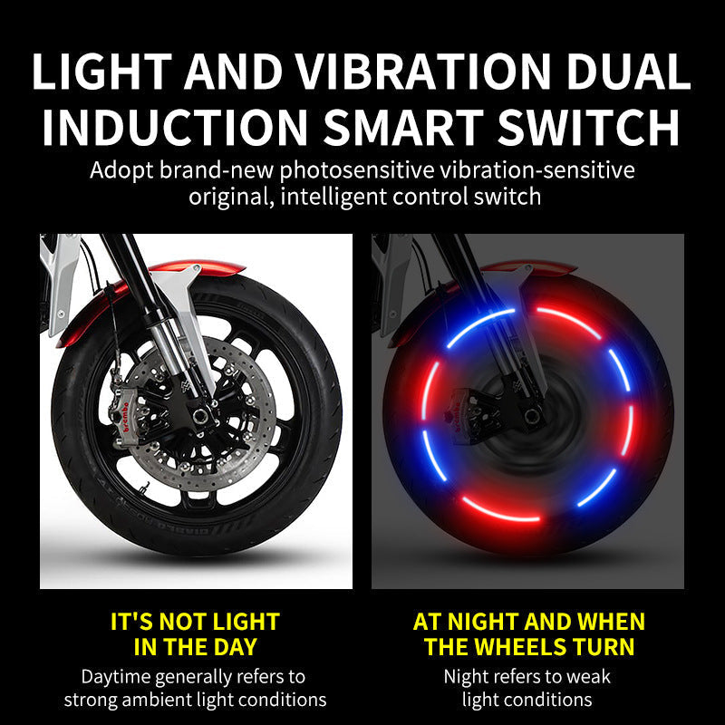 💡Tire lights for cars – LED lights for rims with lighting in the valve head