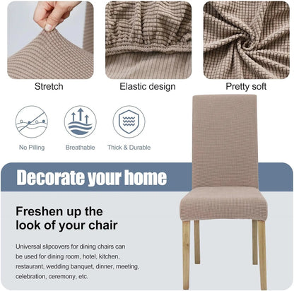 Stylish chair covers – give your old chairs a fresh new look!