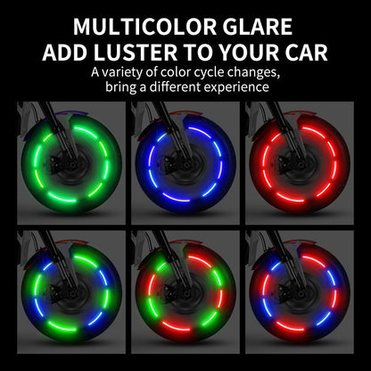 💡Tire lights for cars – LED lights for rims with lighting in the valve head