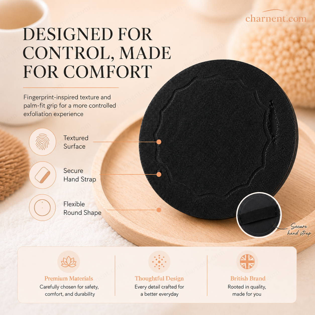 🚿🧽 Soft rubber bath brush—gently and effectively removes dead skin cells; suitable for cleansing all skin types.