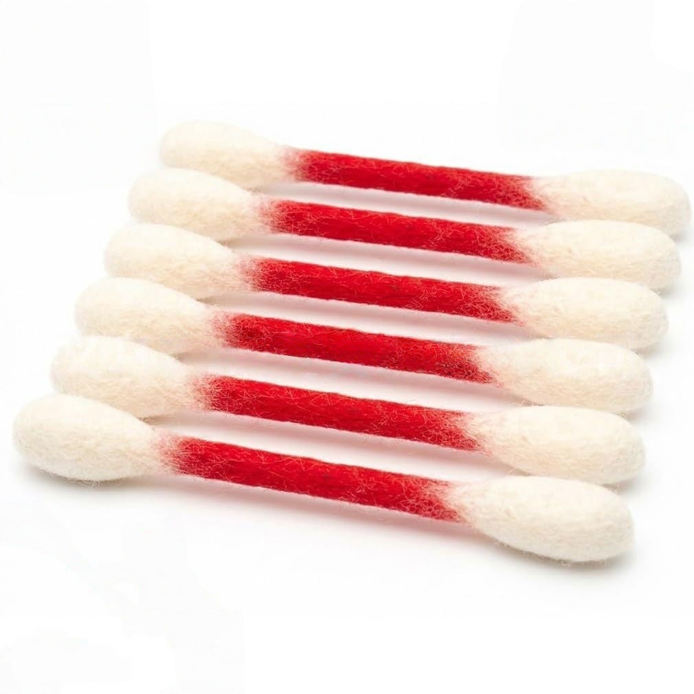 🐾Giant catnip toy with cotton swab (15 cm) – Handmade, durable, safe and fun.
