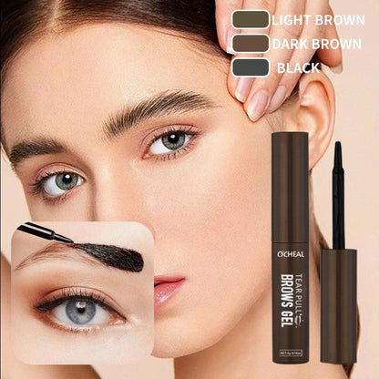 💧Tear-Off Brow Gel – Waterproof, smudge-proof, long-lasting, creates natural, wild eyebrow