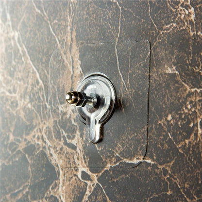 ⚡Self-adhesive nail wall-mounted traceless screw hook stickers