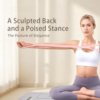 💪Figure 8 Resistance Bands - Silicone Exercise Bands For Women