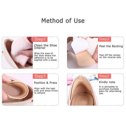 4D Anti-Blister Heel Grips – Prevent slipping and rubbing (8 pcs)