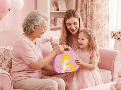 👸Princess DIY Craft Kit: Makeup, Diamond Art and Dress-U