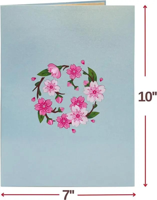 💌 3D pop-up card with cherry blossoms – the ultimate keepsake for card lovers ❤️