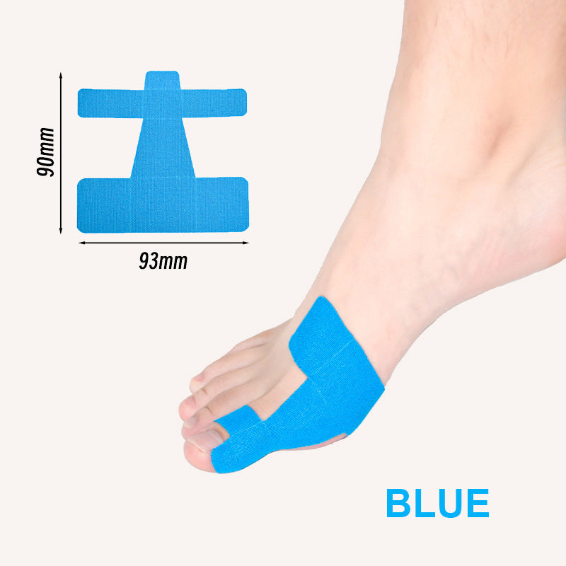Pre-cut kinesiology tape for hallux valgu
