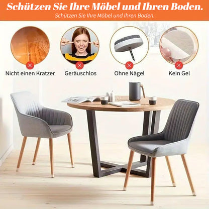 ✨ Universal rubber chair leg protectors – Suitable for all chair leg shapes, scratch-resistant and wear-resistant, the ultimate solution for protecting your floors.