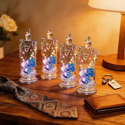 💖 Limited time offer, Buy 3 Get 1 Free🌹 Rose-shaped candle lamp