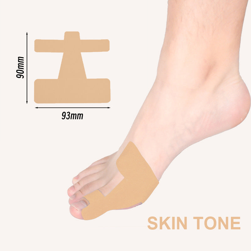 Pre-cut kinesiology tape for hallux valgu