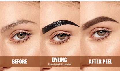 Peel-Off Brow Tint – Long-Lasting Waterproof Eyebrow Gel
