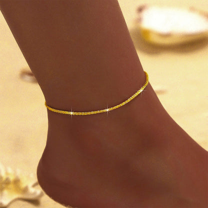 ✨ Bracelet de cheville scintillant
