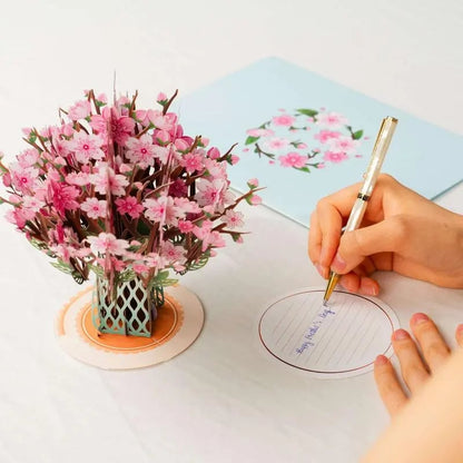💌 3D pop-up card with cherry blossoms – the ultimate keepsake for card lovers ❤️