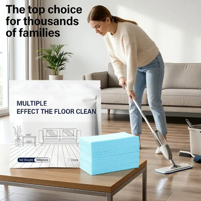 🔥270-sheet universal floor cleaner tablets - concentrated cleaner suitable for all materials, including hardwood, tile and wood floors.