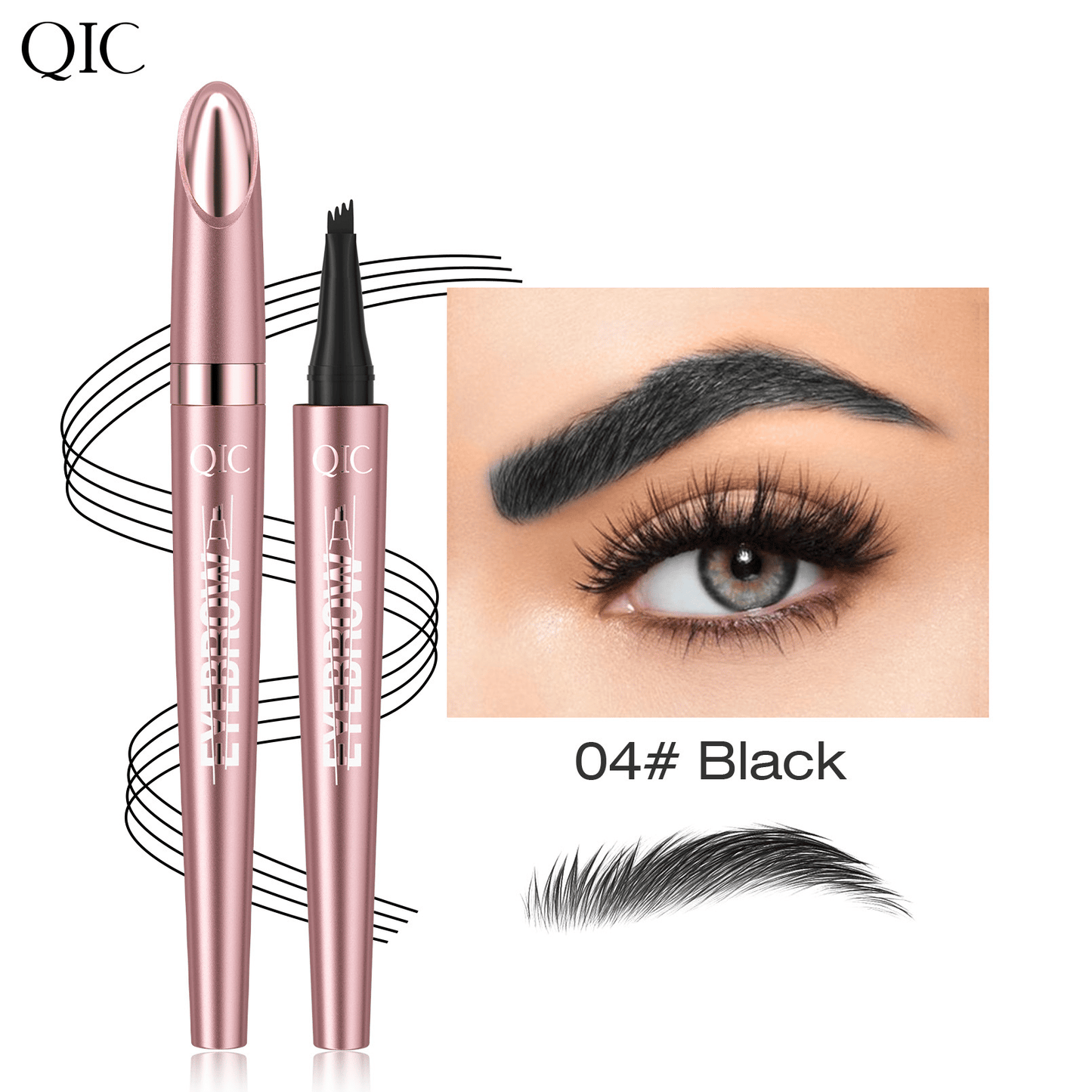 BUY 1, GET 1 FREE🌼Waterproof micro-fork eyebrow pencil