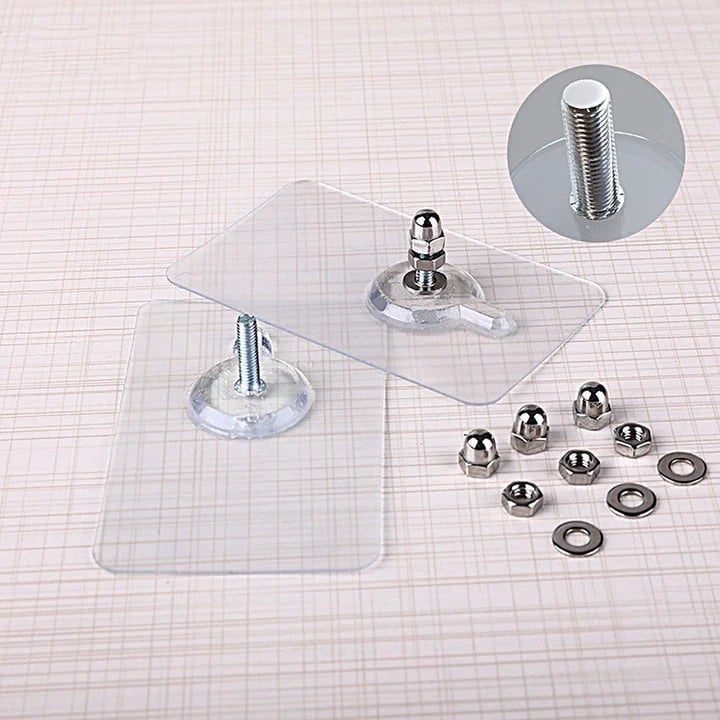⚡Self-adhesive nail wall-mounted traceless screw hook stickers