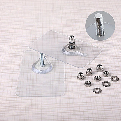 ⚡Self-adhesive nail wall-mounted traceless screw hook stickers