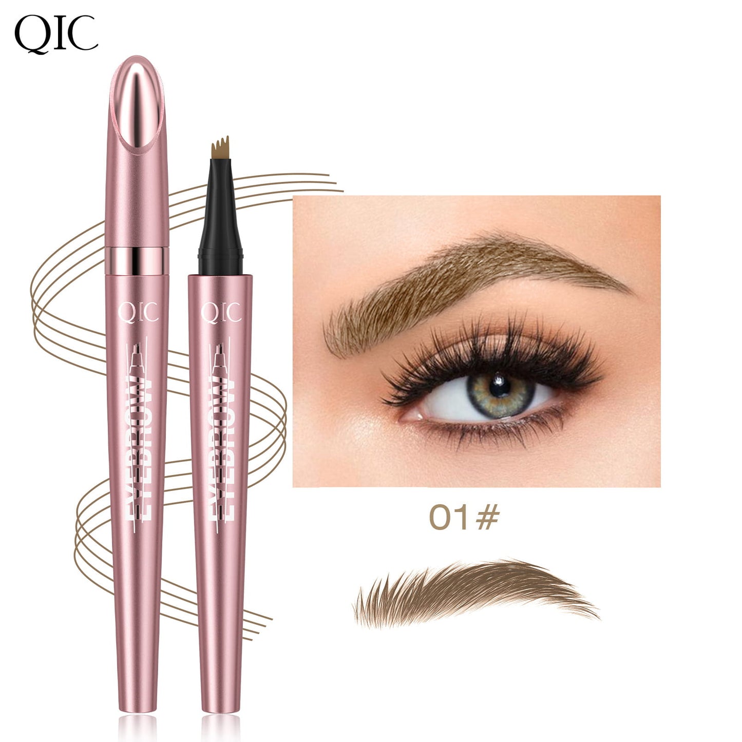 BUY 1, GET 1 FREE🌼Waterproof micro-fork eyebrow pencil